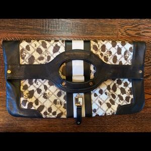 LAMB by Gwen Stefani Carlisle fold over clutch